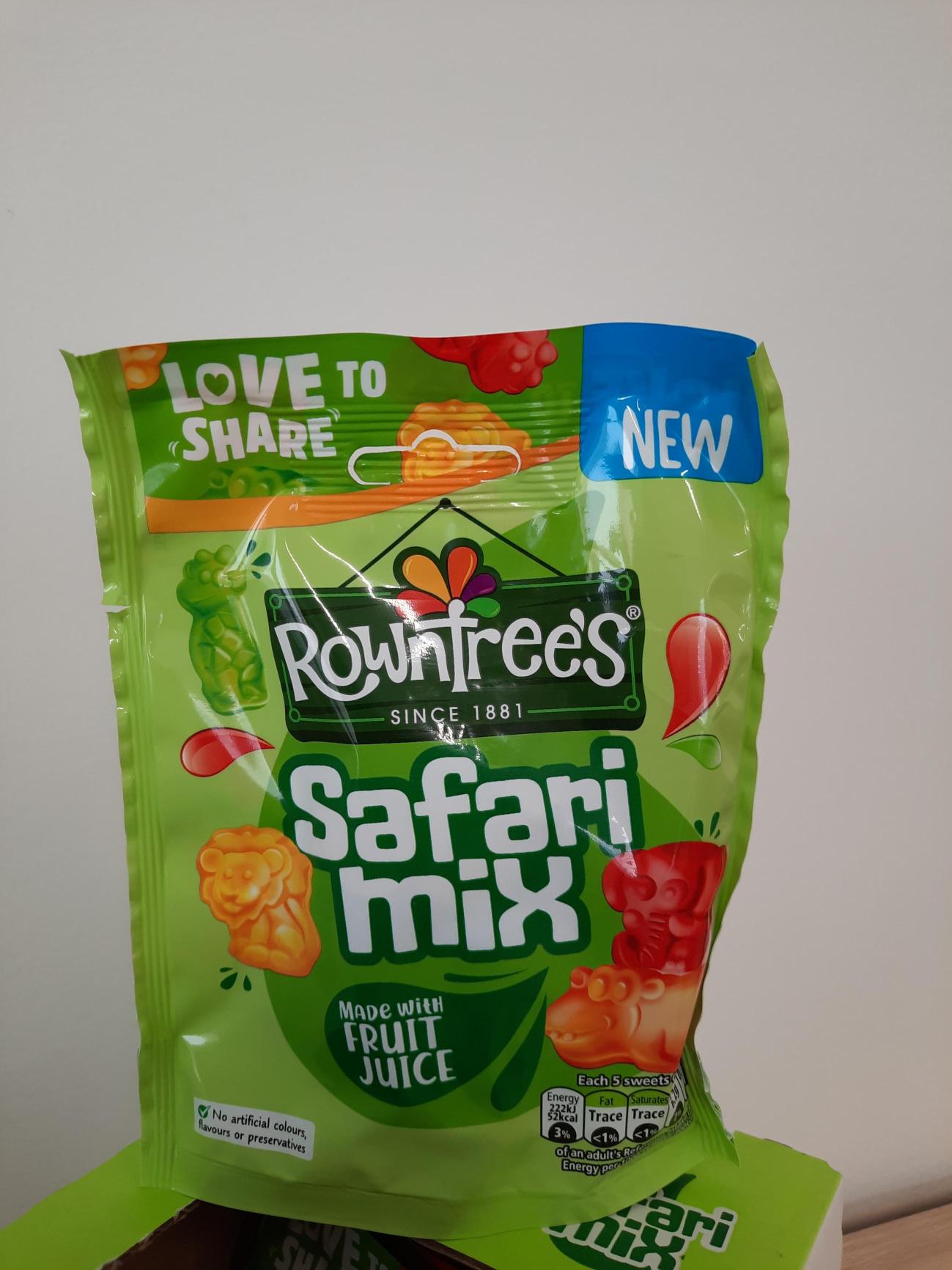 Safari mix - gumová zvířátka